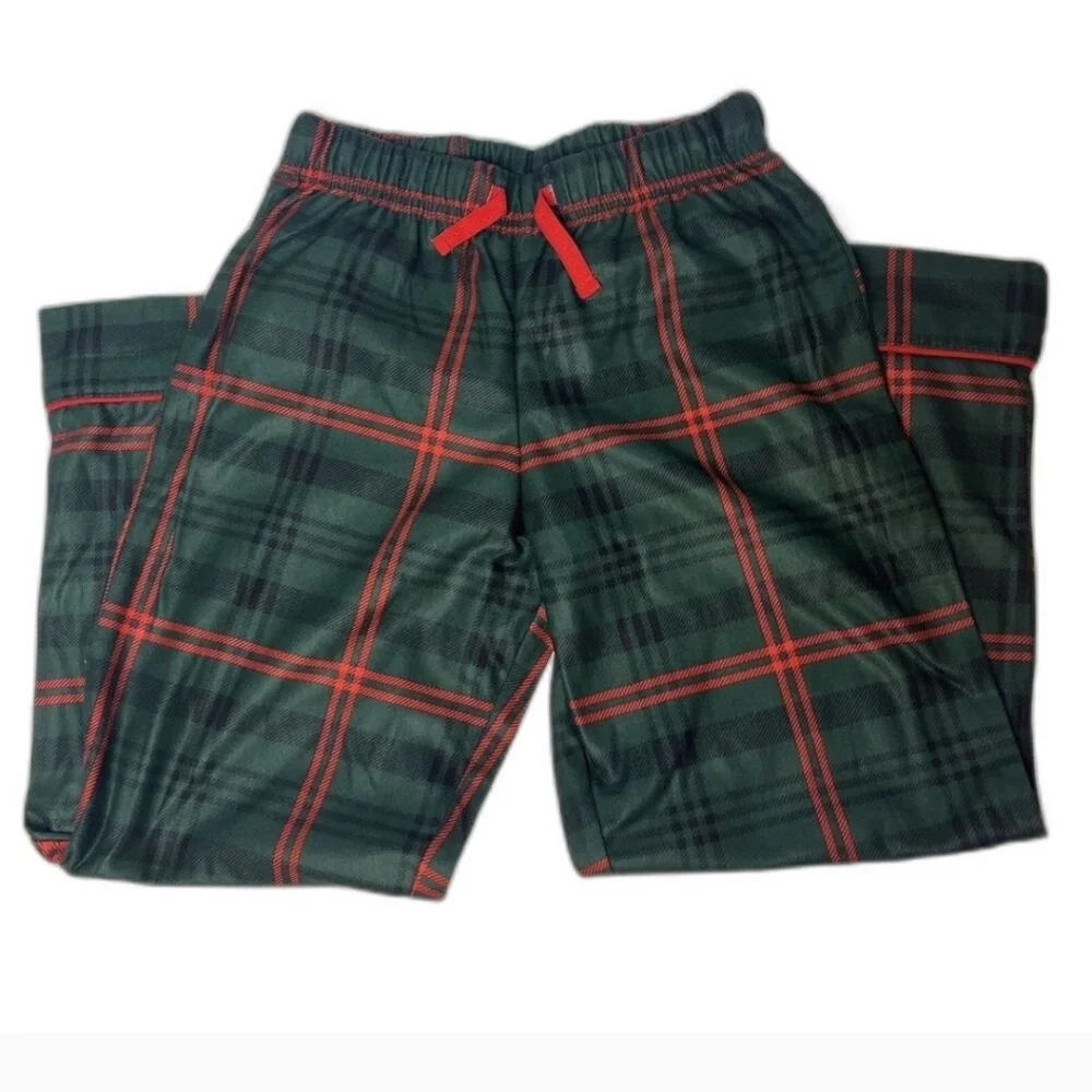 Hearth & Hand Plaid 2pc Pajama Set Green/Red Holiday Christmas NEW! - Picture 2 of 6